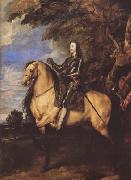 Anthony Van Dyck Equestrian Portrait of Charles (mk08) oil painting on canvas